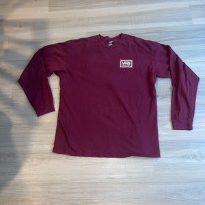 Vans long sleeve tee